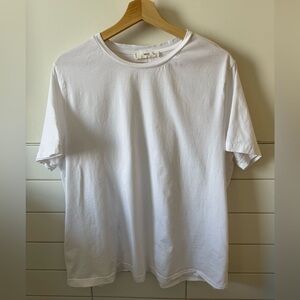 Mango White Short Sleeve Tee